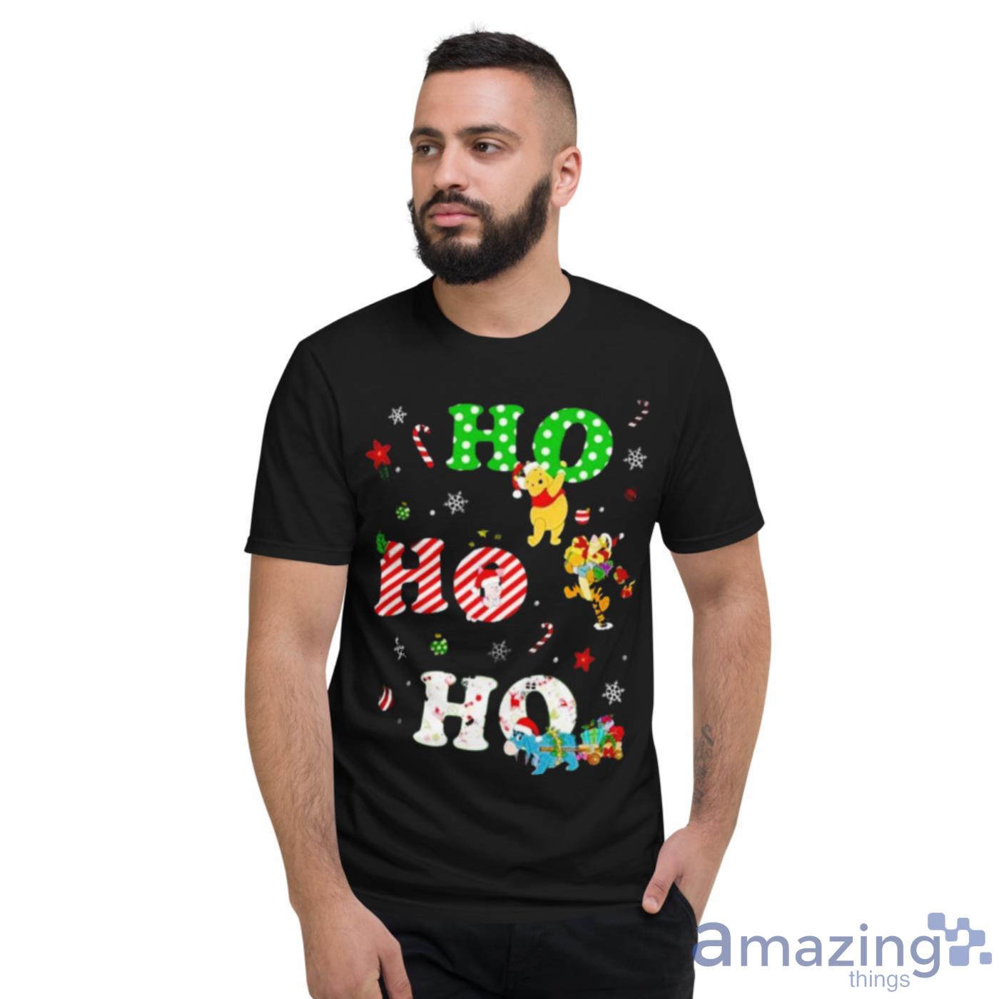 Ho Ho Ho Pooh And Friends Christmas Shirt image Ho Ho Ho Pooh And Friends Christmas Shirt - Short Sleeve T-Shirt
