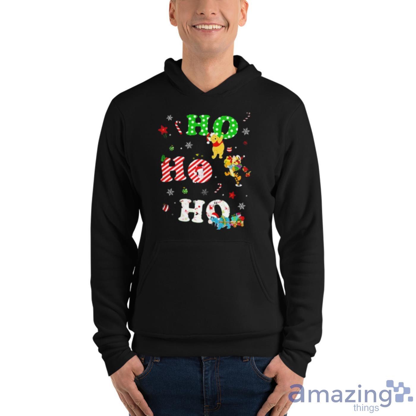 Ho Ho Ho Pooh And Friends Christmas Shirt image Ho Ho Ho Pooh And Friends Christmas Shirt - Unisex Fleece Pullover Hoodie