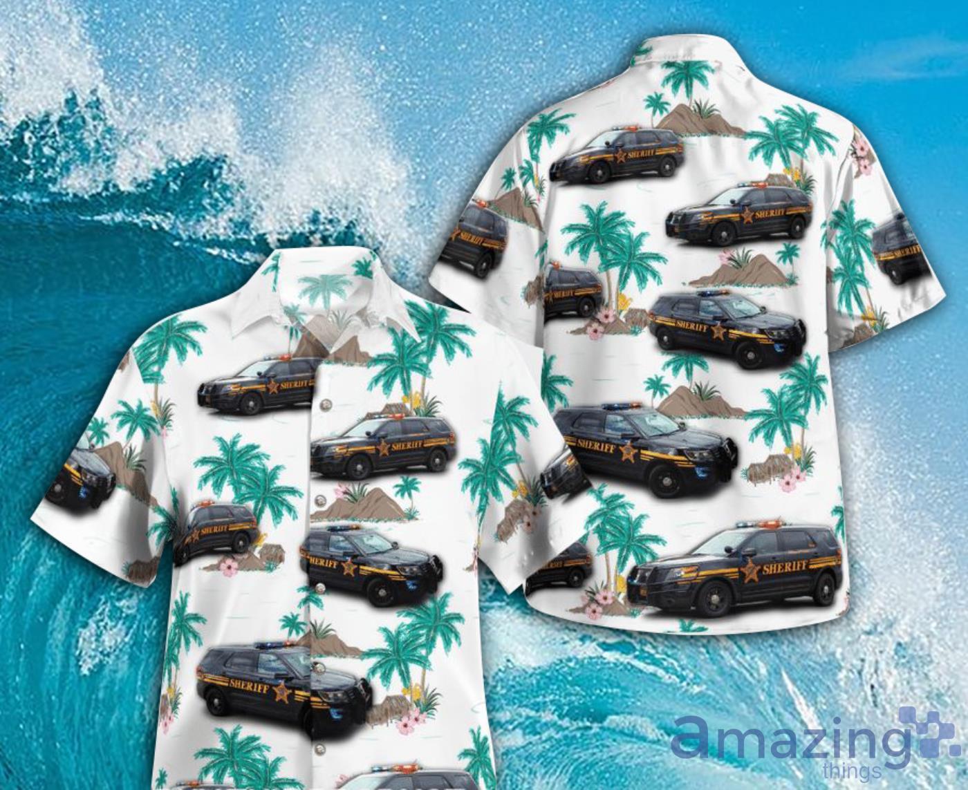 Hottrend Franklin County Sheriff Short Sleeves Hawaiian Shirt Product Photo 1