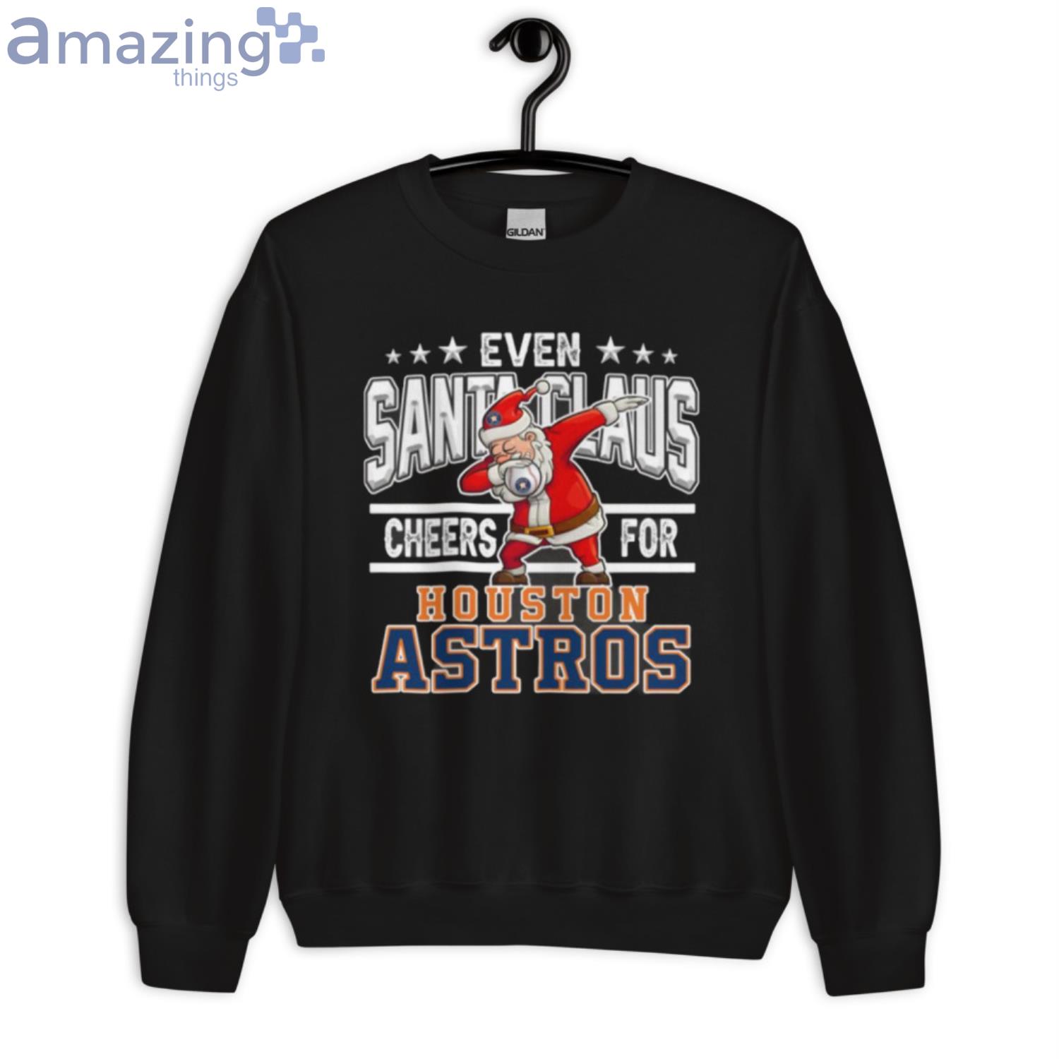 Houston Astros MLB Mens Christmas Explosion Button Up Shirt