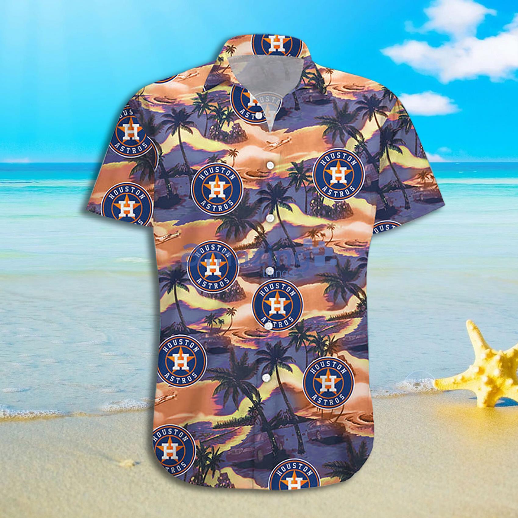 Houston Astros Palm Tree Hawaiian Shirt - USALast