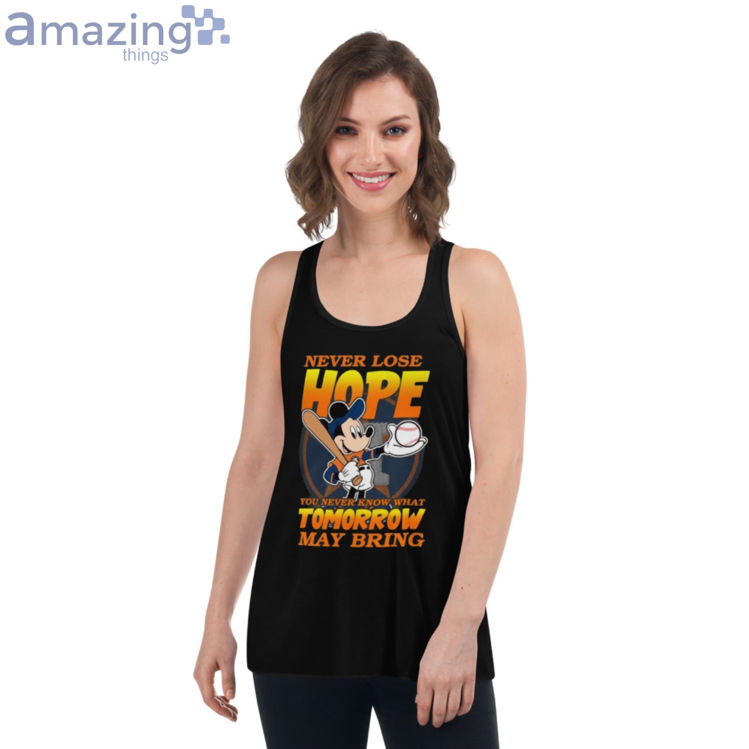 Houston Astros MLB Baseball Mickey Disney Never Lose Hope Shirt