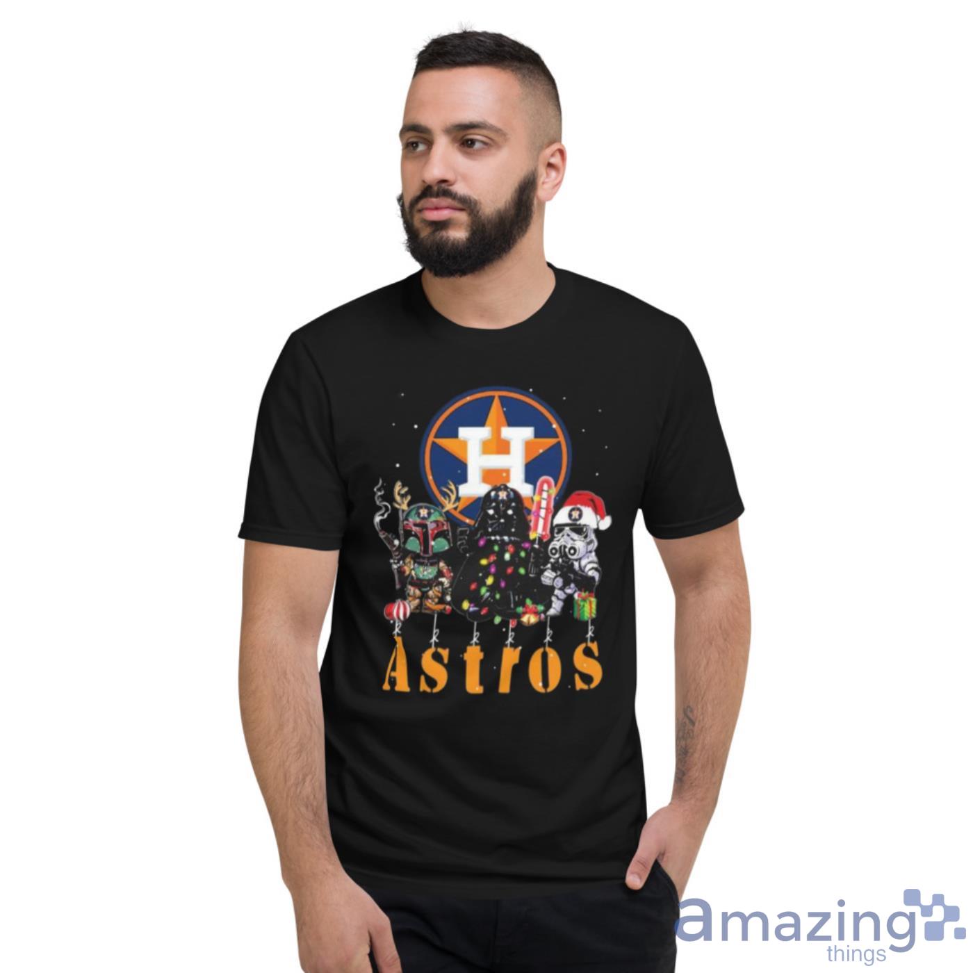 Houston Astros Star Wars Characters Merry Christmas Shirt