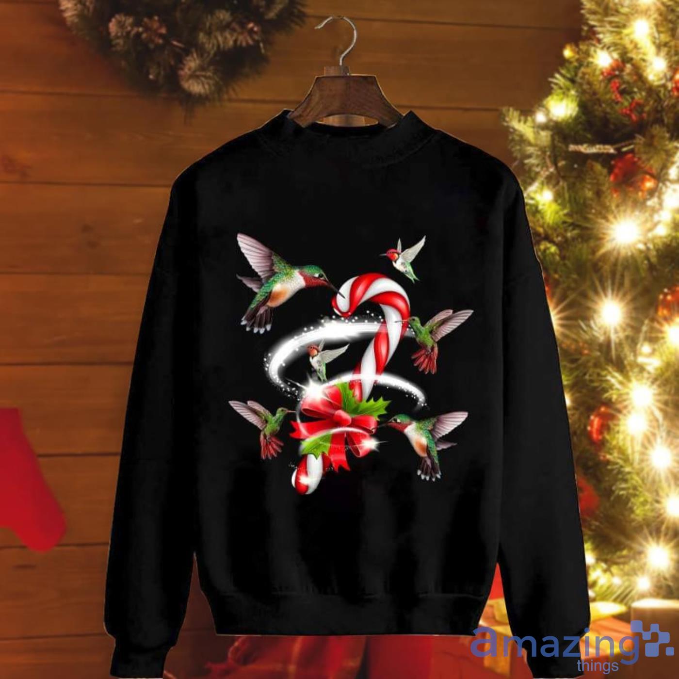 Hummingbird Sweet Christmas Great Hummingbird Christmas Sweatshirt Product Photo 1