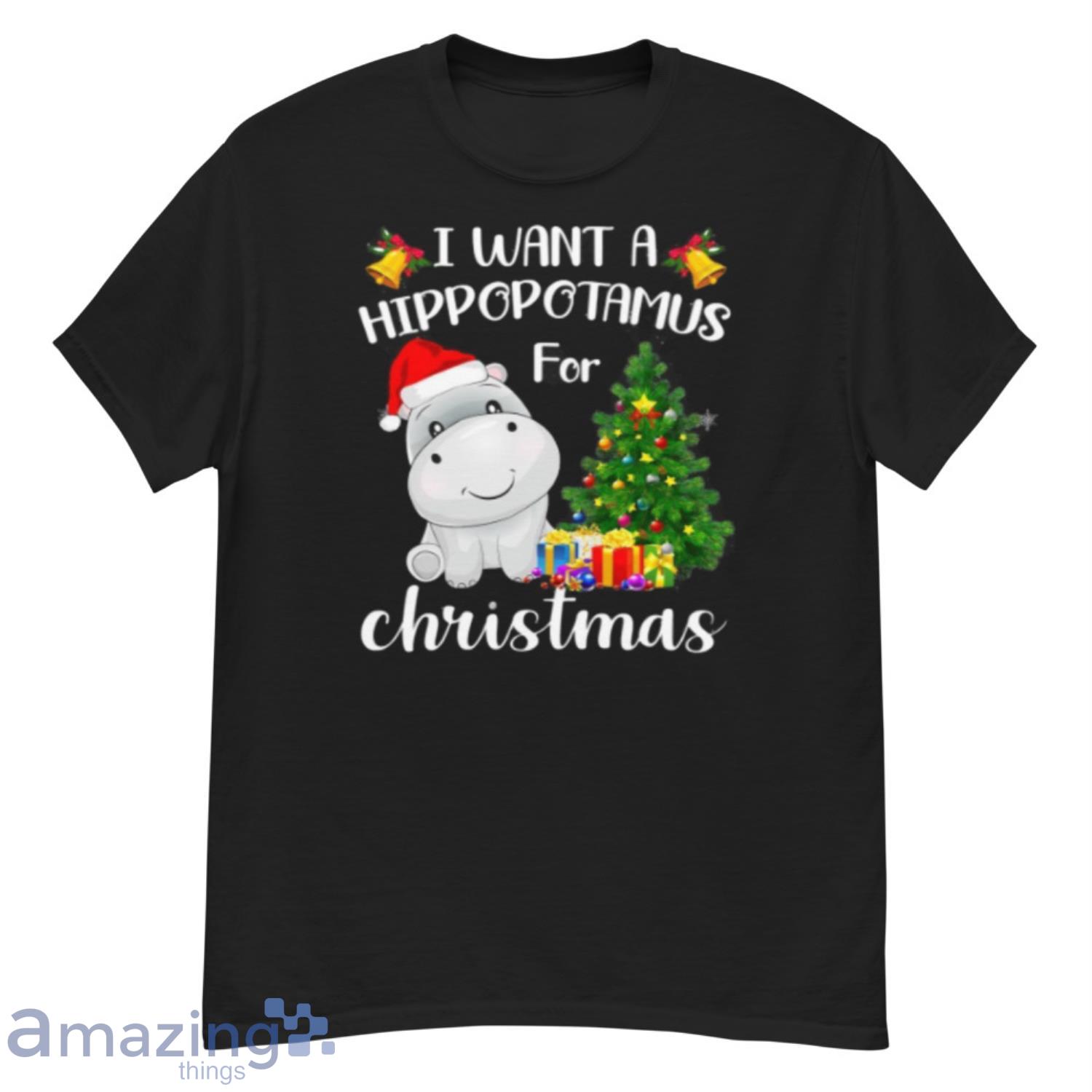 I Want A Hippopotamus For Christmas Hippo Clause Xmas Shirt - G500 Men’s Classic T-Shirt