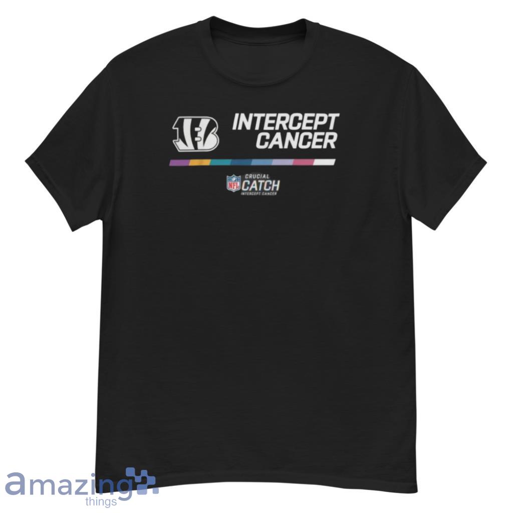 Intercept Cancer Cincinnati Bengals 2022 NFL Crucial Catch Shirt - G500 Men’s Classic T-Shirt