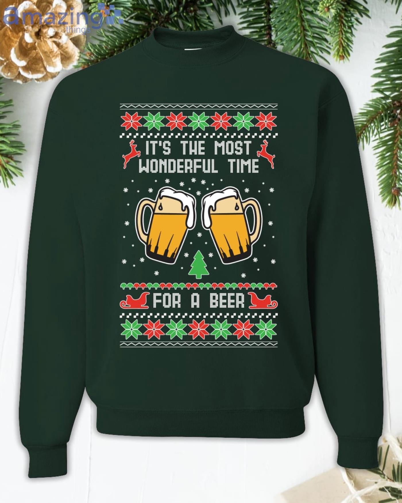 It's The Most Wonderfull Time For A Beer Love Beer Sweatshirt - 562MRforest-green-m1370