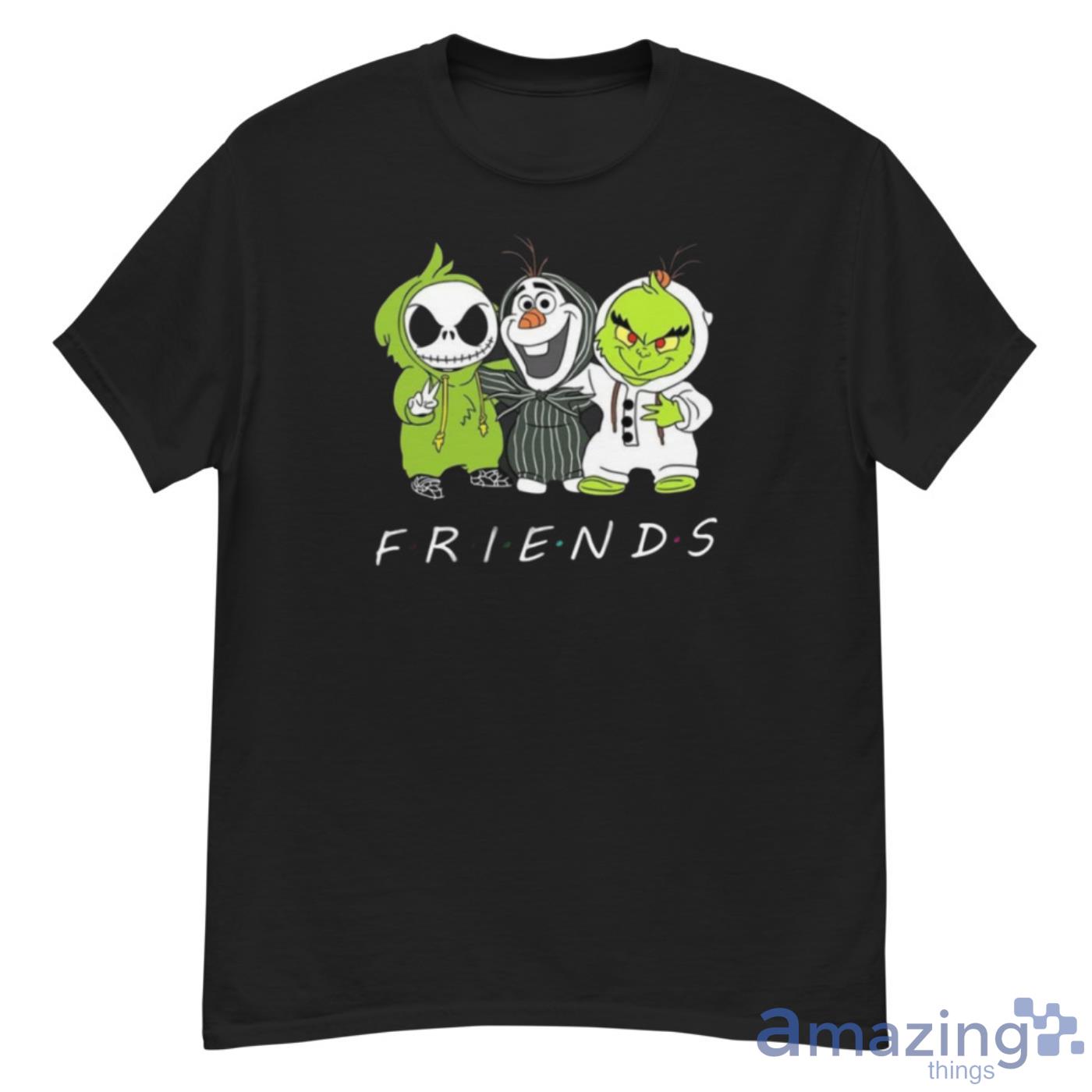 Jack Skellington And Charlie Brown Snoopy Laugh Nightmare Before Christmas Shirt - G500 Men’s Classic T-Shirt