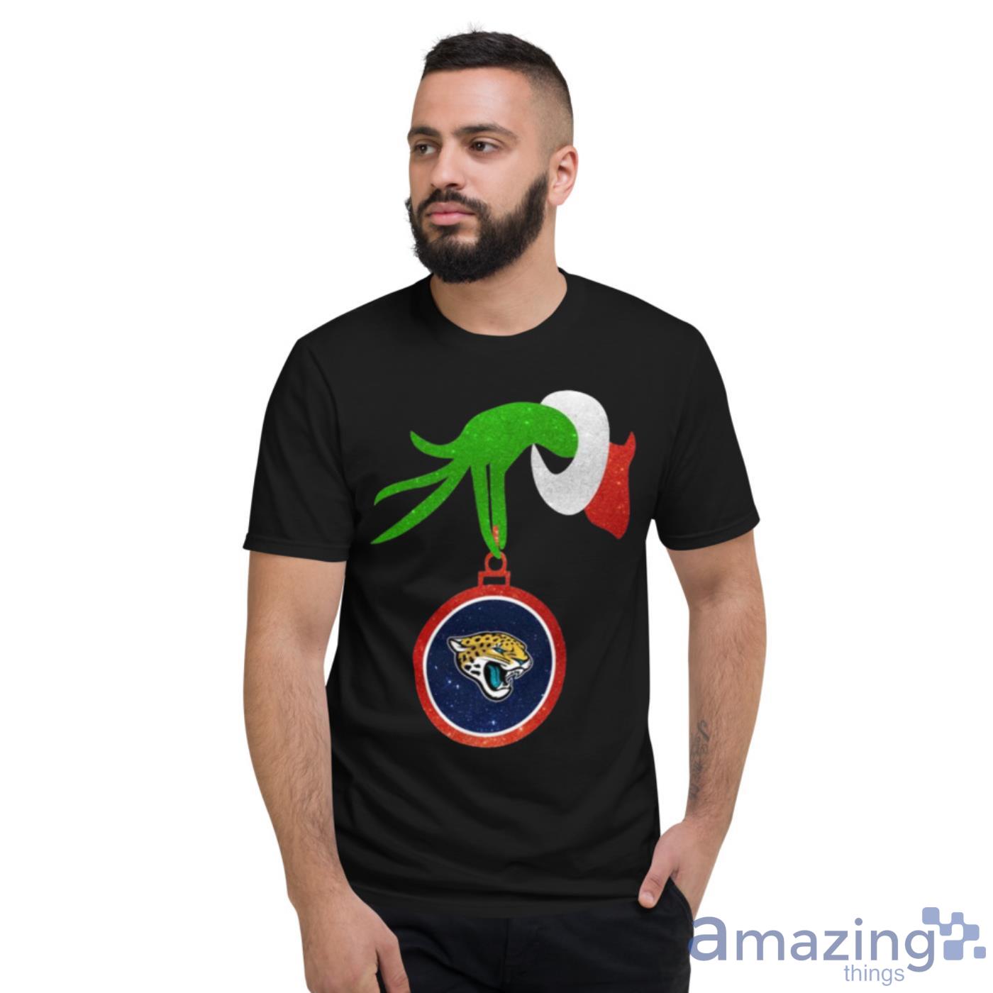 Jacksonville Jaguars Grinch Merry Christmas NFL FootballShirt image Jacksonville Jaguars Grinch Merry Christmas NFL FootballShirt - Short Sleeve T-Shirt
