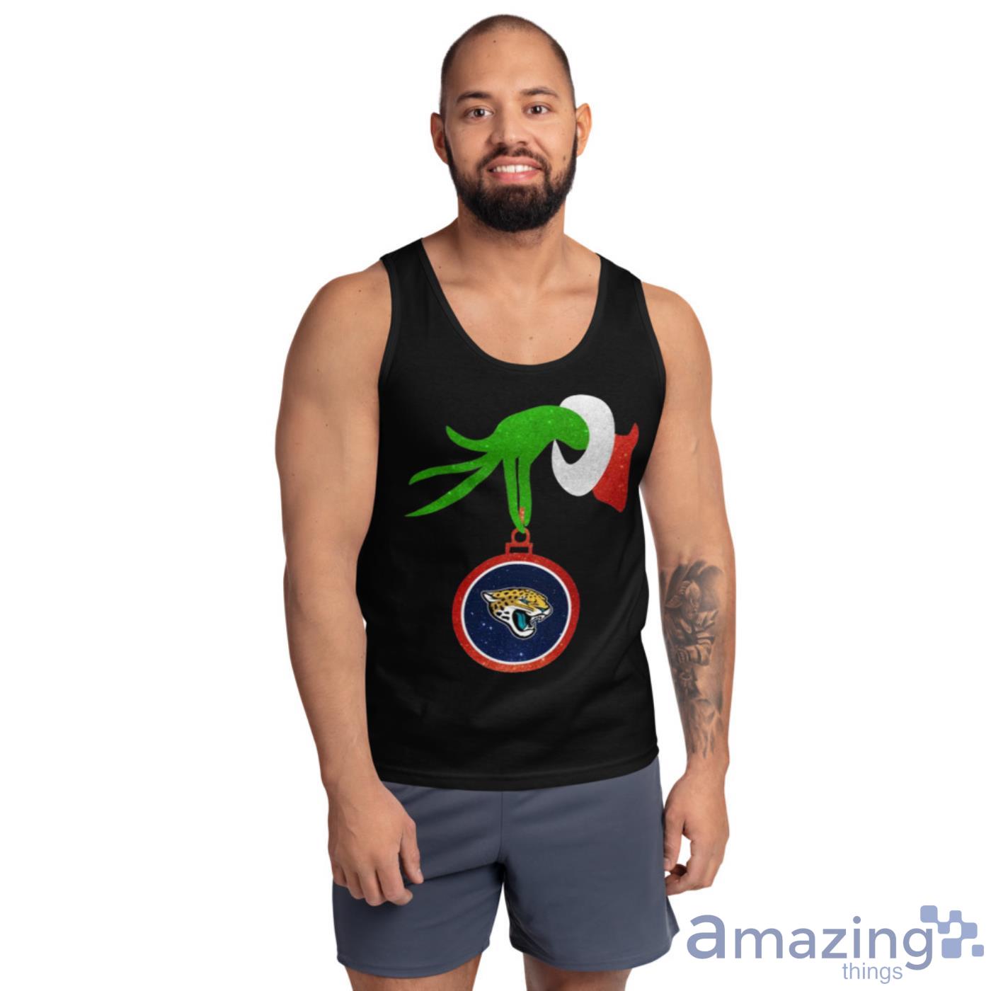 Jacksonville Jaguars Grinch Merry Christmas NFL FootballShirt image Jacksonville Jaguars Grinch Merry Christmas NFL FootballShirt - Ultra Cotton Tank Top