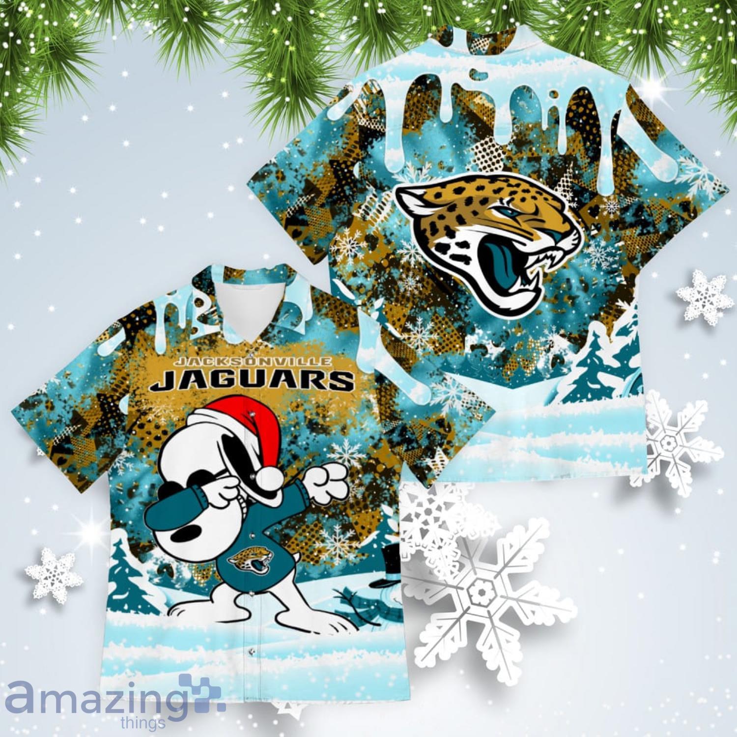 Jacksonville Jaguars Snoopy Dabbing The Peanuts American Christmas