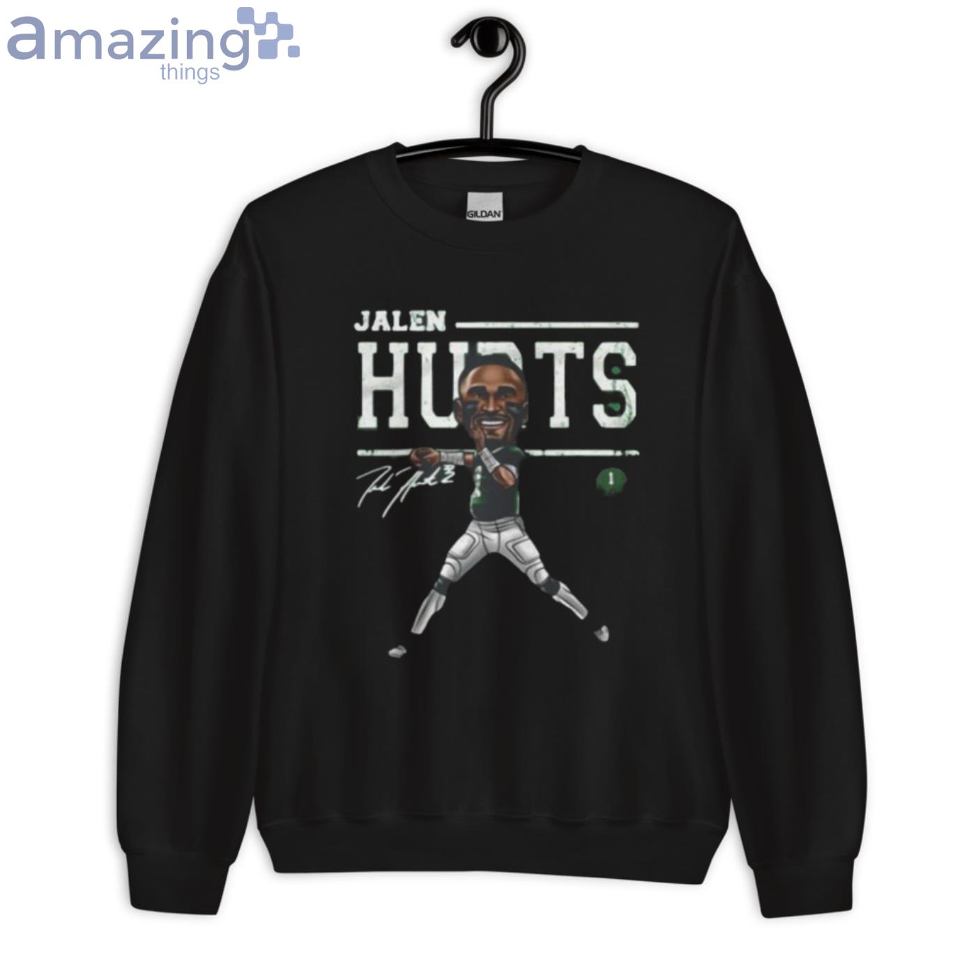 Philadelphia Eagles Jalen Hurts cartoon signature shirt, hoodie, sweater  and v-neck t-shirt