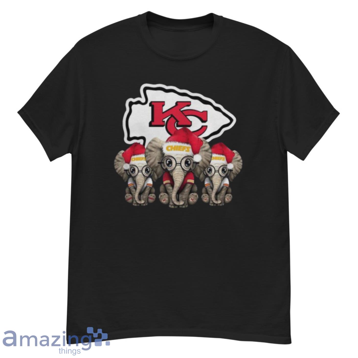 Kansas City Chiefs Elephant Christmas Celebration Shirt, Kc Chiefs