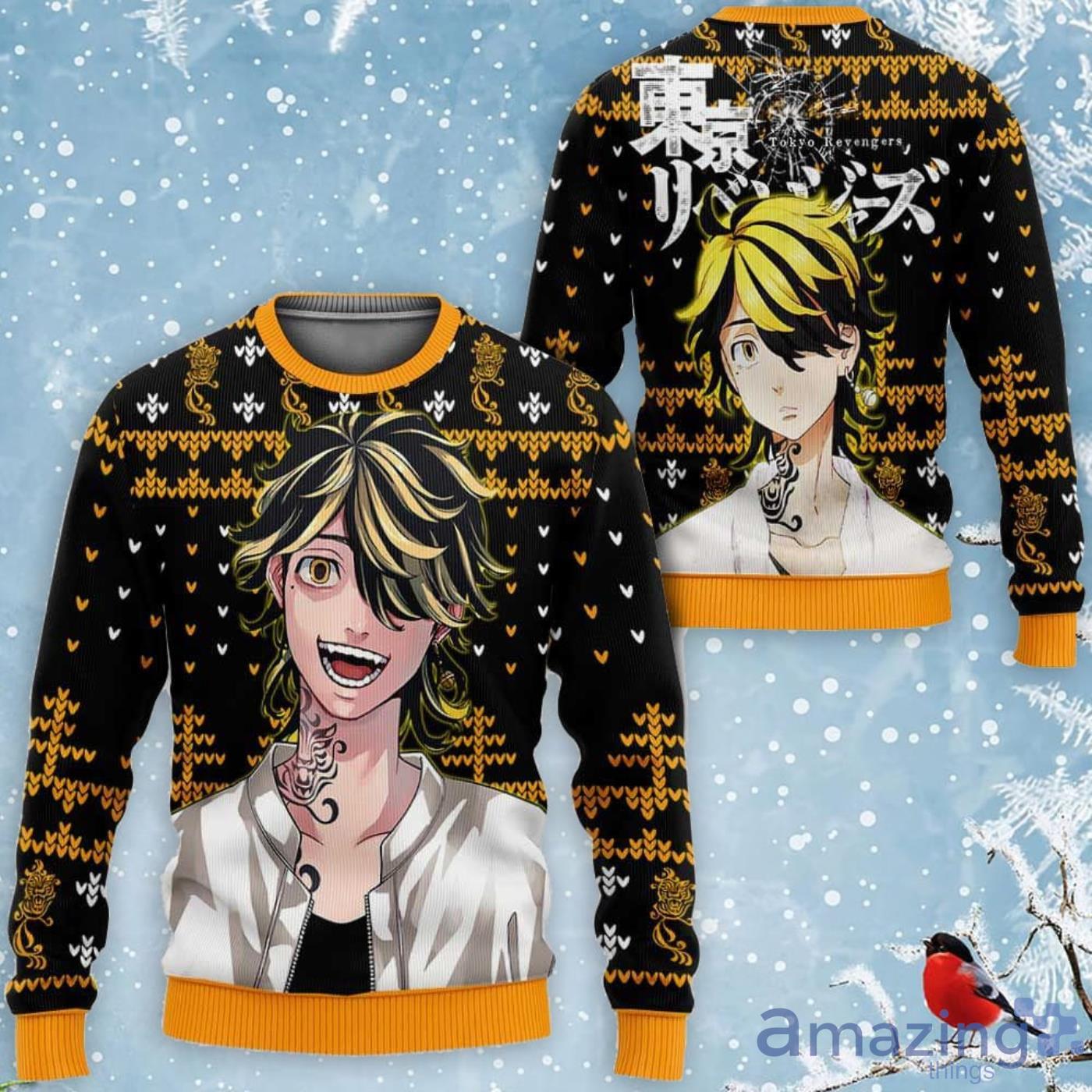 Ken Ryuuguuji Draken Custom Anime Tokyo Revengers Ugly Christmas Sweater