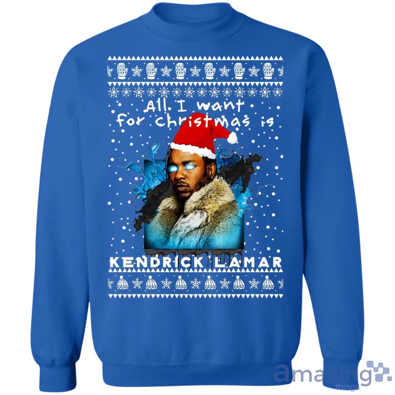 Kendrick Lamar Rapper Christmas Sweatshirt Product Photo 1