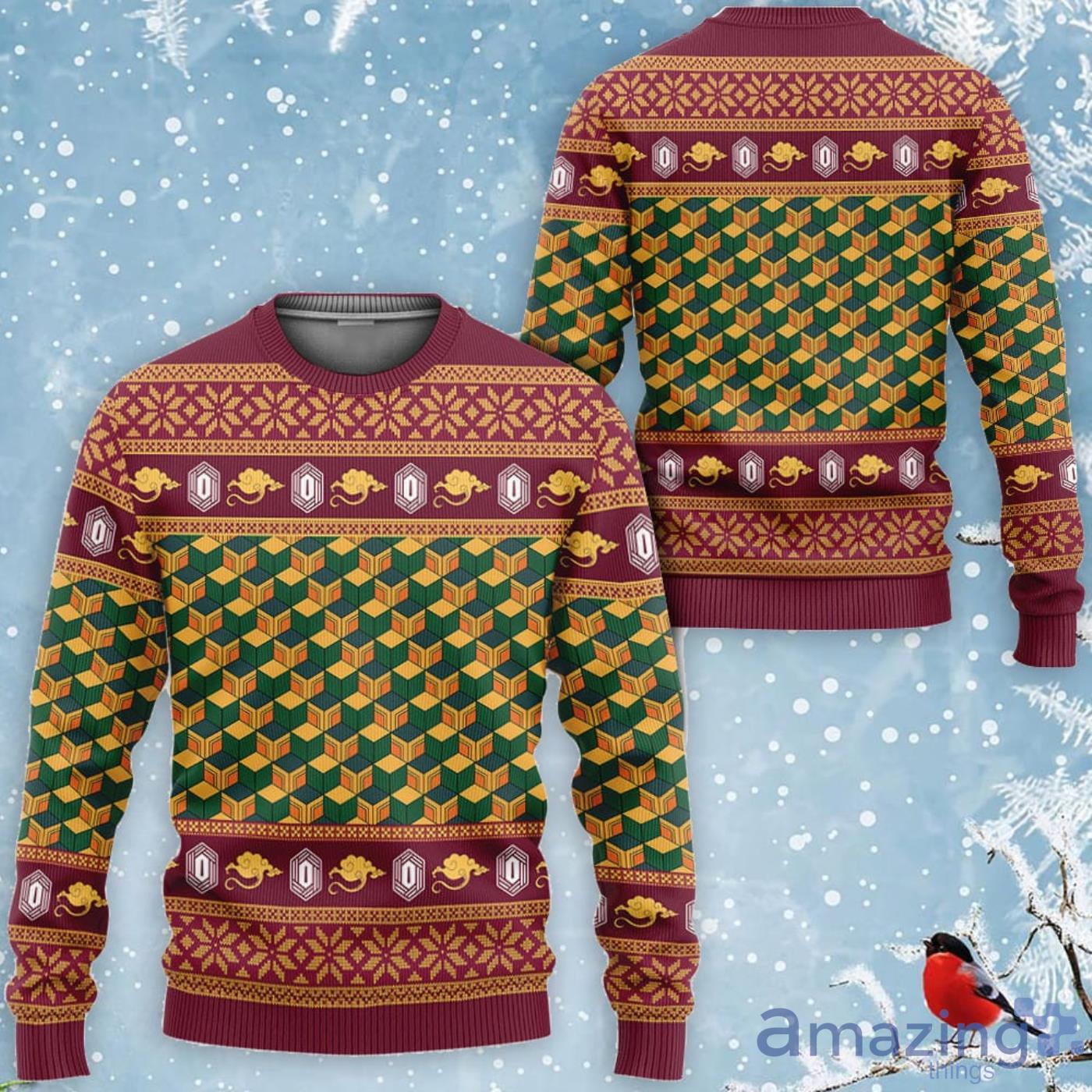 Kimetsu Giyu Tomioka Custom Anime Ugly Christmas Sweater Product Photo 1