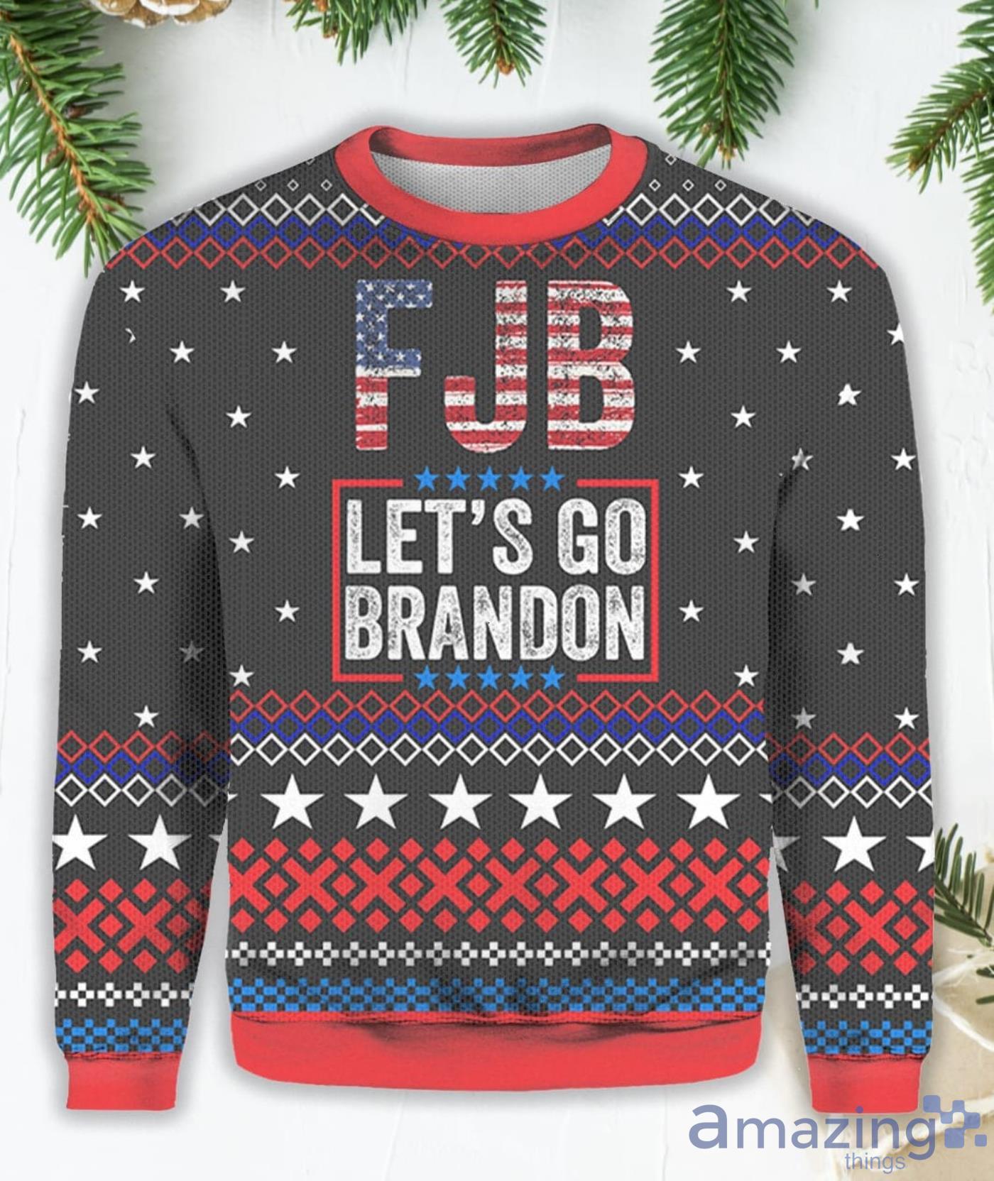 Let's Go Sweater Christmas Gift Ugly Christmas Sweater Product Photo 1