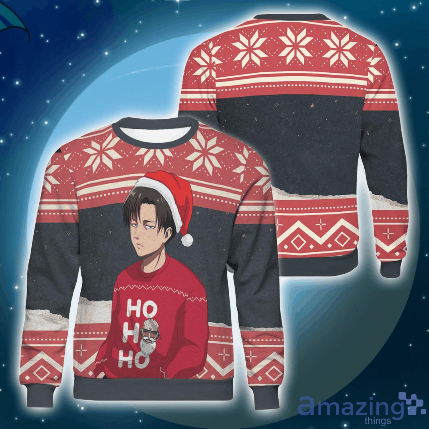 Levi Sweatshirt Attack On Titan Anime Lover Christmas Sweater Sweatshirt