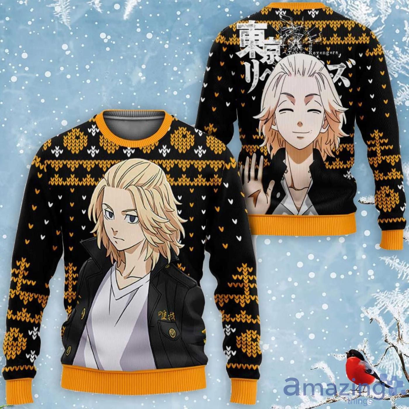 Manjirou Sano Mikey Custom Anime Tokyo Revengers Ugly Christmas Sweater Product Photo 1