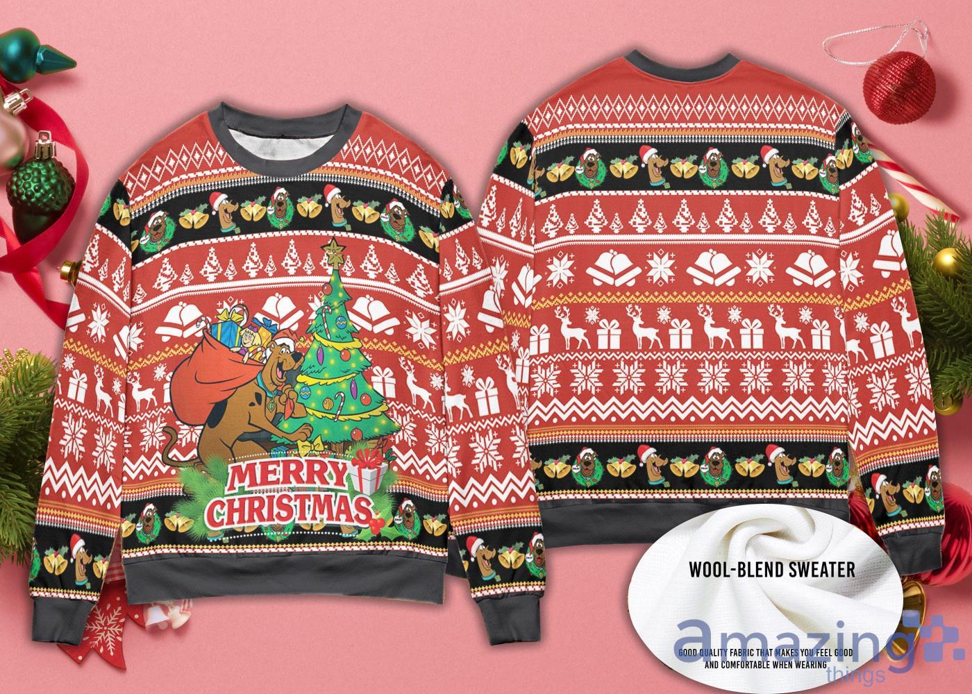 Merry Chirstmas Scooby-Doo Ugly Sweater Ugly Sweater Product Photo 1