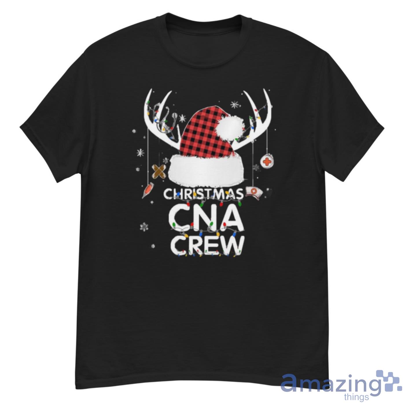 Merry Christmas Cna Crew Santa Hat Antler Costume Nurse Shirt - G500 Men’s Classic T-Shirt