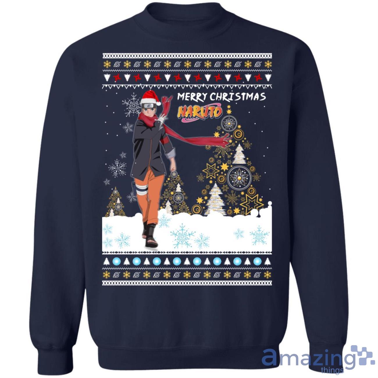 Merry Christmas Naruto The Last Naruto Shippuden Anime Sweatshirt Product Photo 1