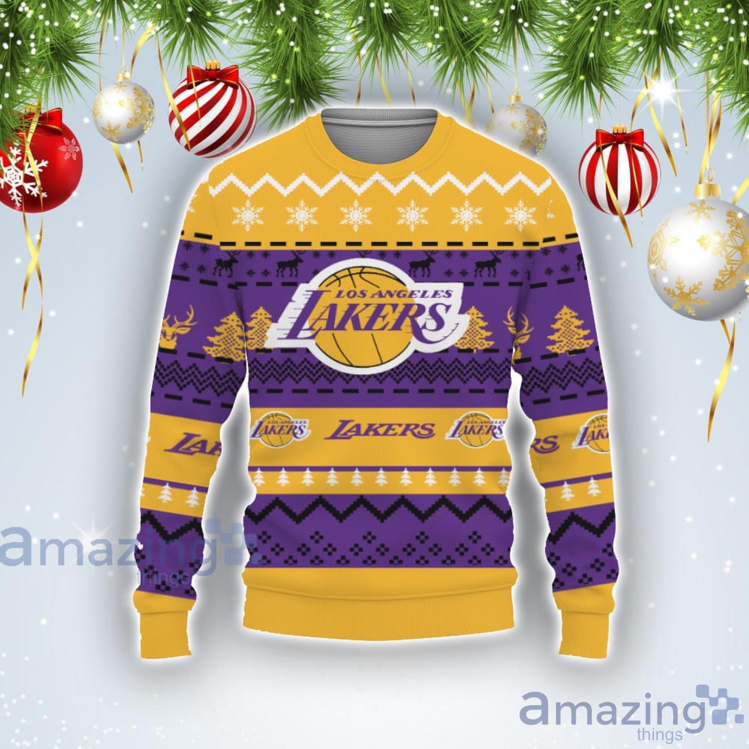 la lakers christmas sweater