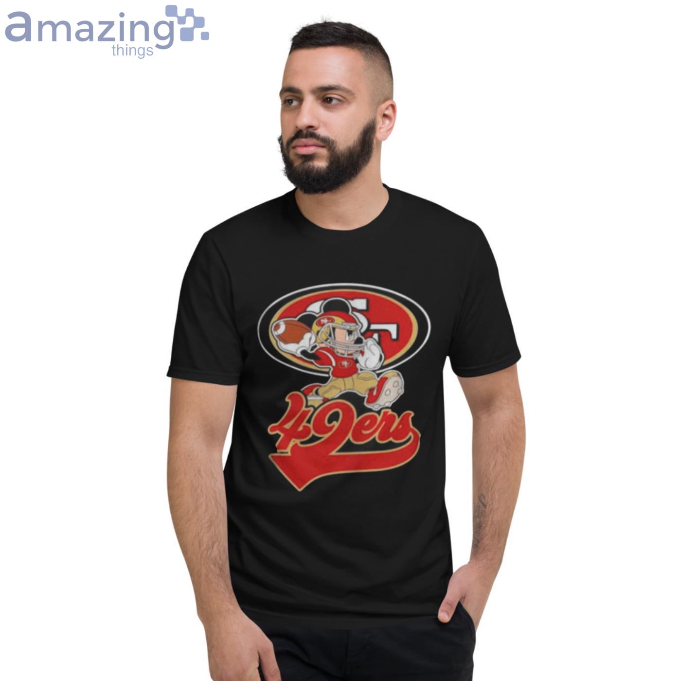 Mickey Mouse Player San Francisco 49Ers T-Shirt