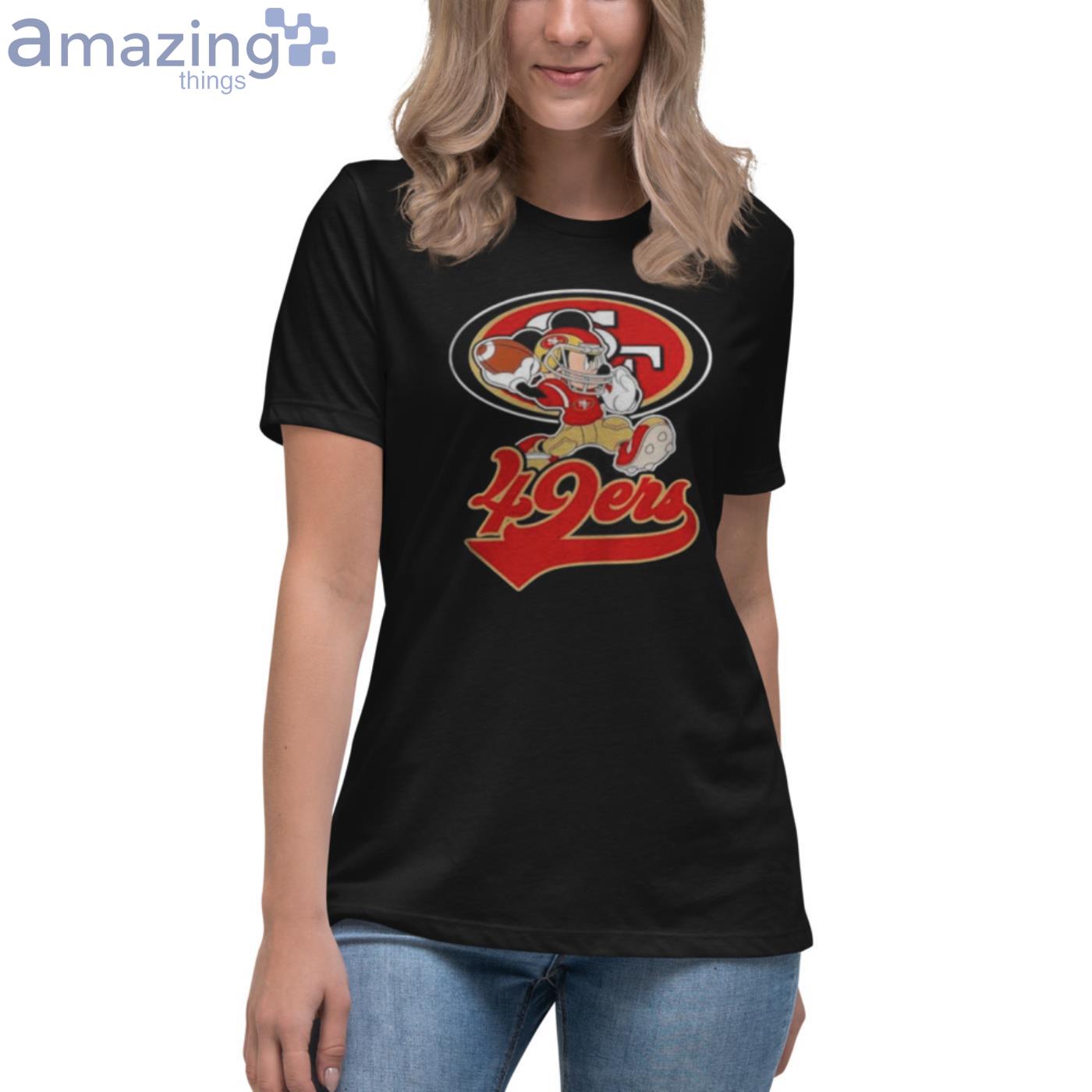 Mickey Mouse Player San Francisco 49Ers T-Shirt