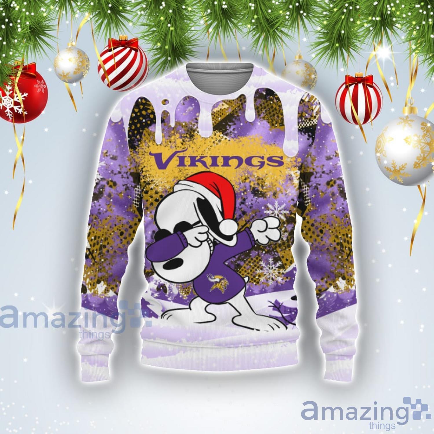 Vikings Football Ugly Christmas Sweater Minnesota American