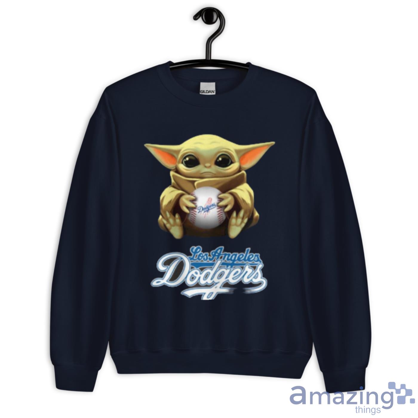 Baby Yoda-Los Angeles Dodgers Racerback Tank Top Shirt-Star Wars