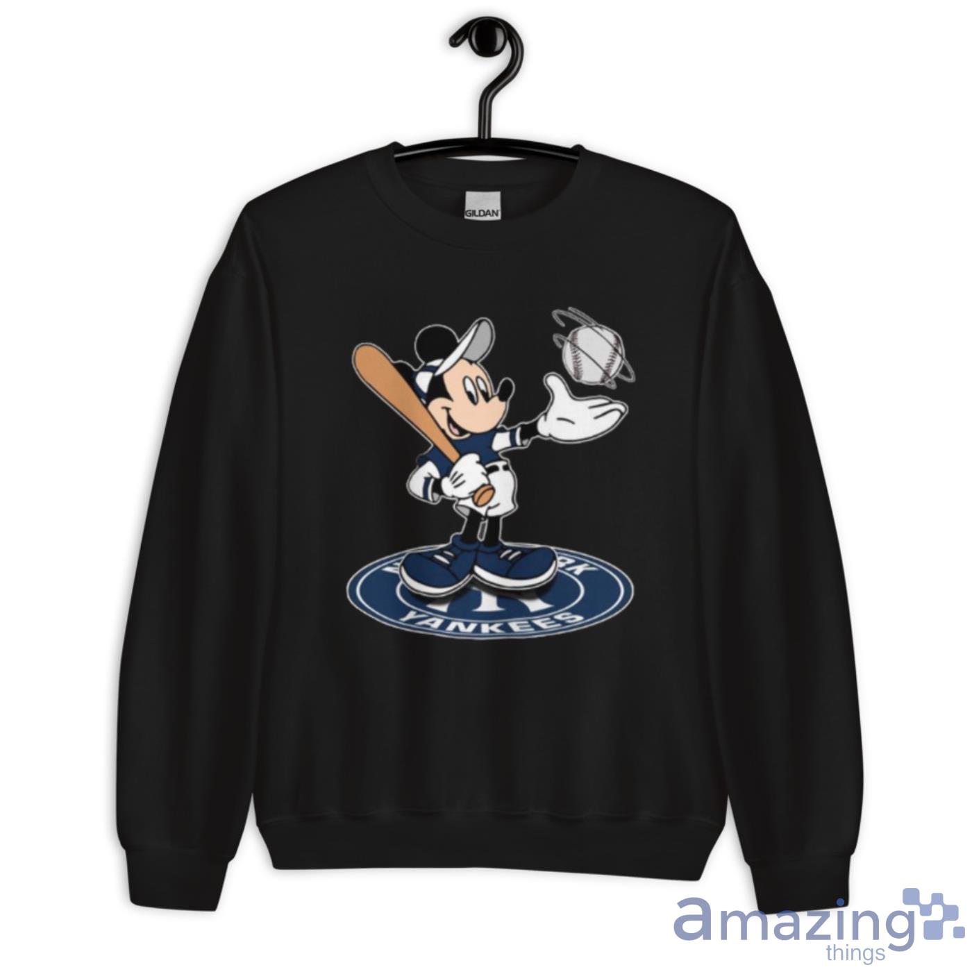 Baseball New York Yankees Mickey Mouse T-shirt Family Disney 