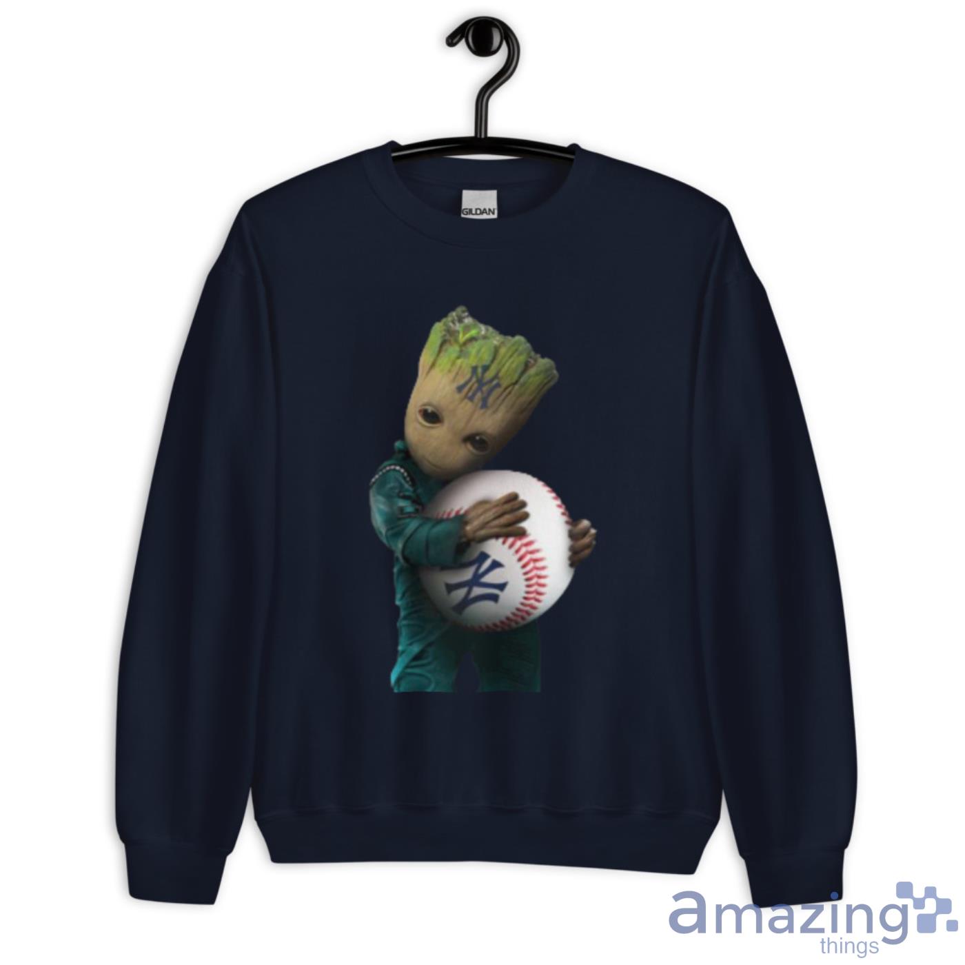 Baby Groot New York Yankees 3D Hoodie Shirt Sweatshirt - Bring