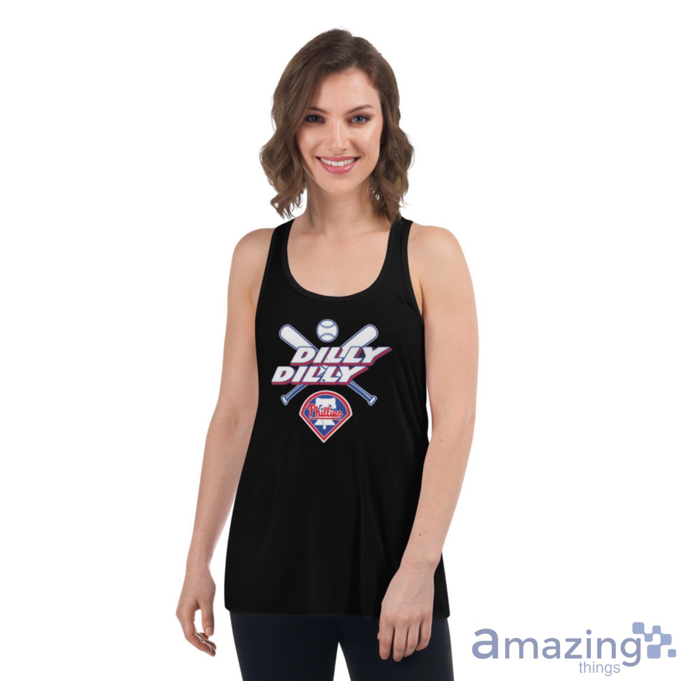 MLB Philadelphia Phillies Dilly Dilly Baseball Sports Shirt image MLB Philadelphia Phillies Dilly Dilly Baseball Sports Shirt - Womens Flowy Racerback Tank