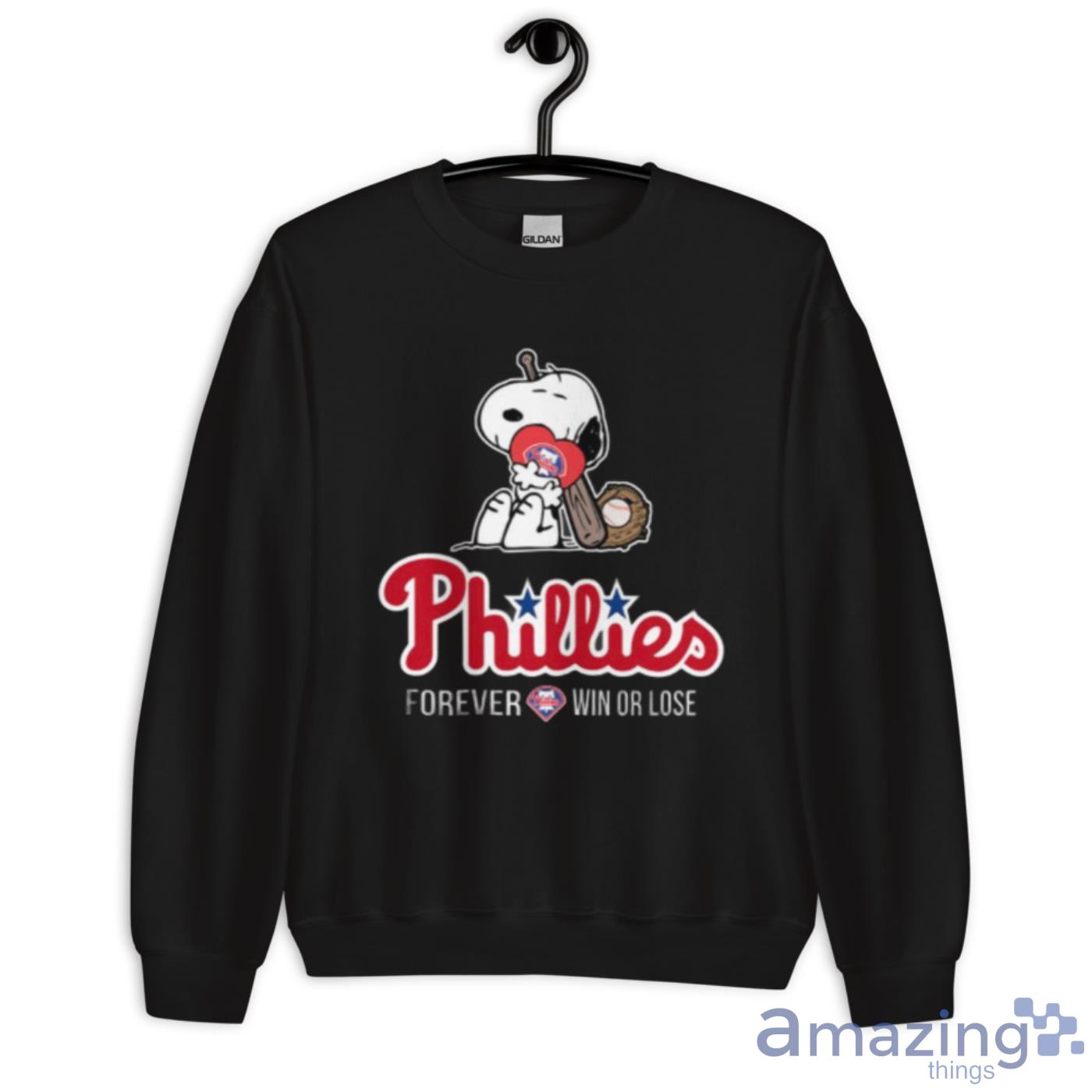 The Peanuts just a woman who loves fall and Philadelphia Phillies 2023 shirt  - Limotees
