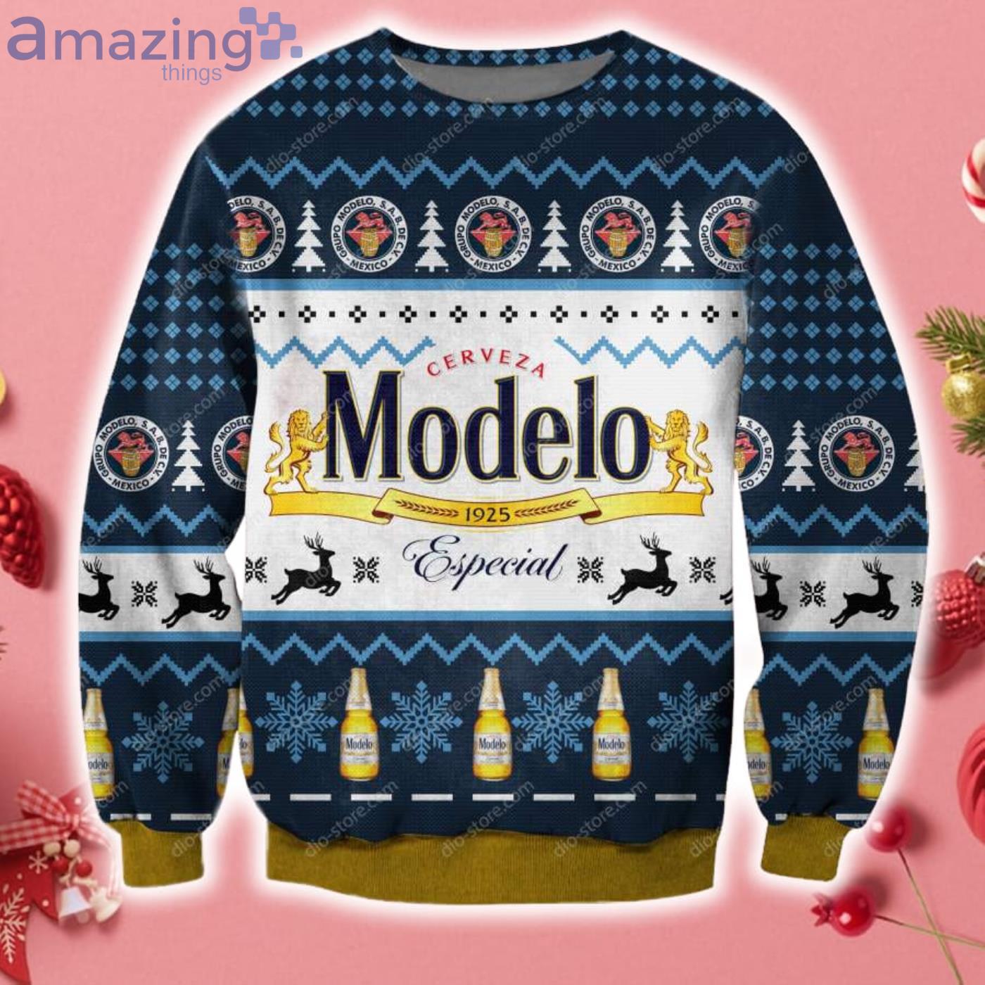 Modelo Especial Knitting Pattern 3D Christmas Knitting Pattern Ugly Sweater Sweatshirt Product Photo 1