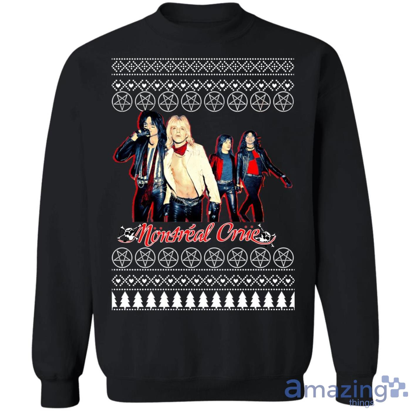 Motley Crue Christmas Sweatshirt Product Photo 1