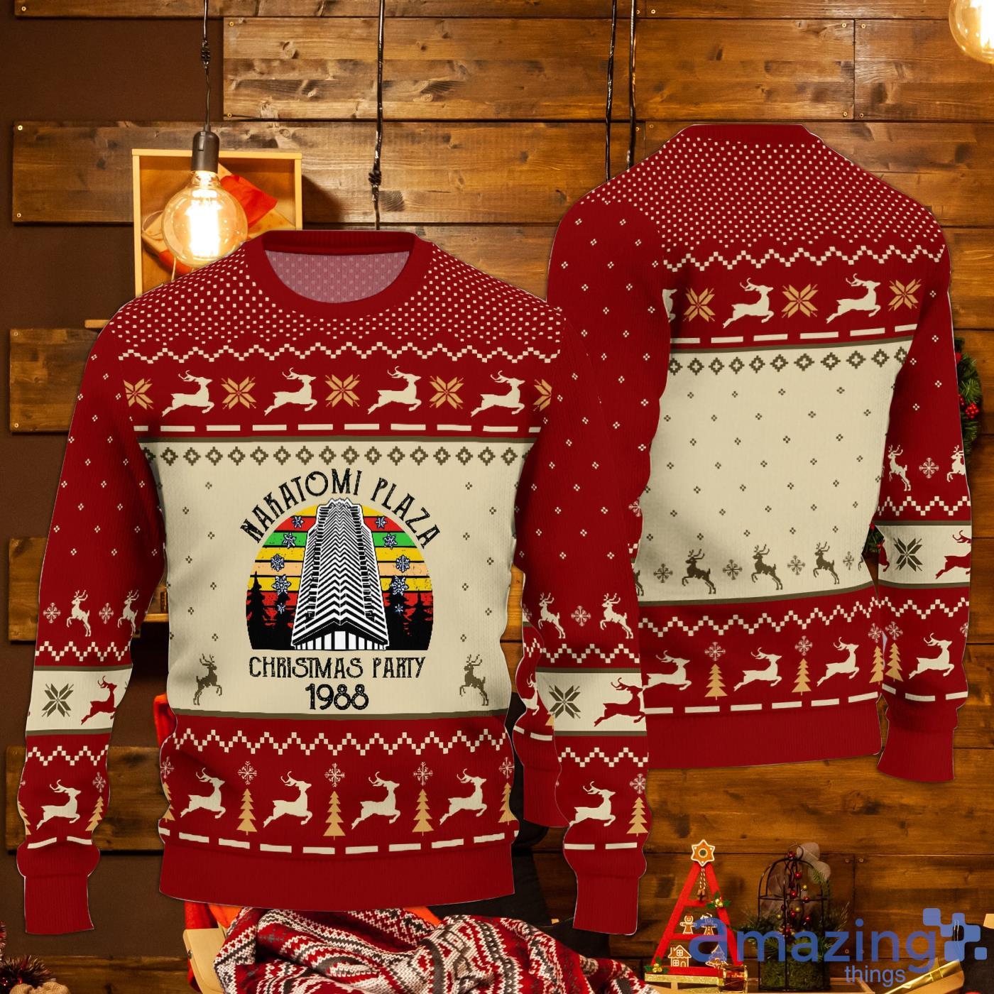 Nakatami Plaza 1988 Christmas Gift Ugly Christmas Sweater Product Photo 1