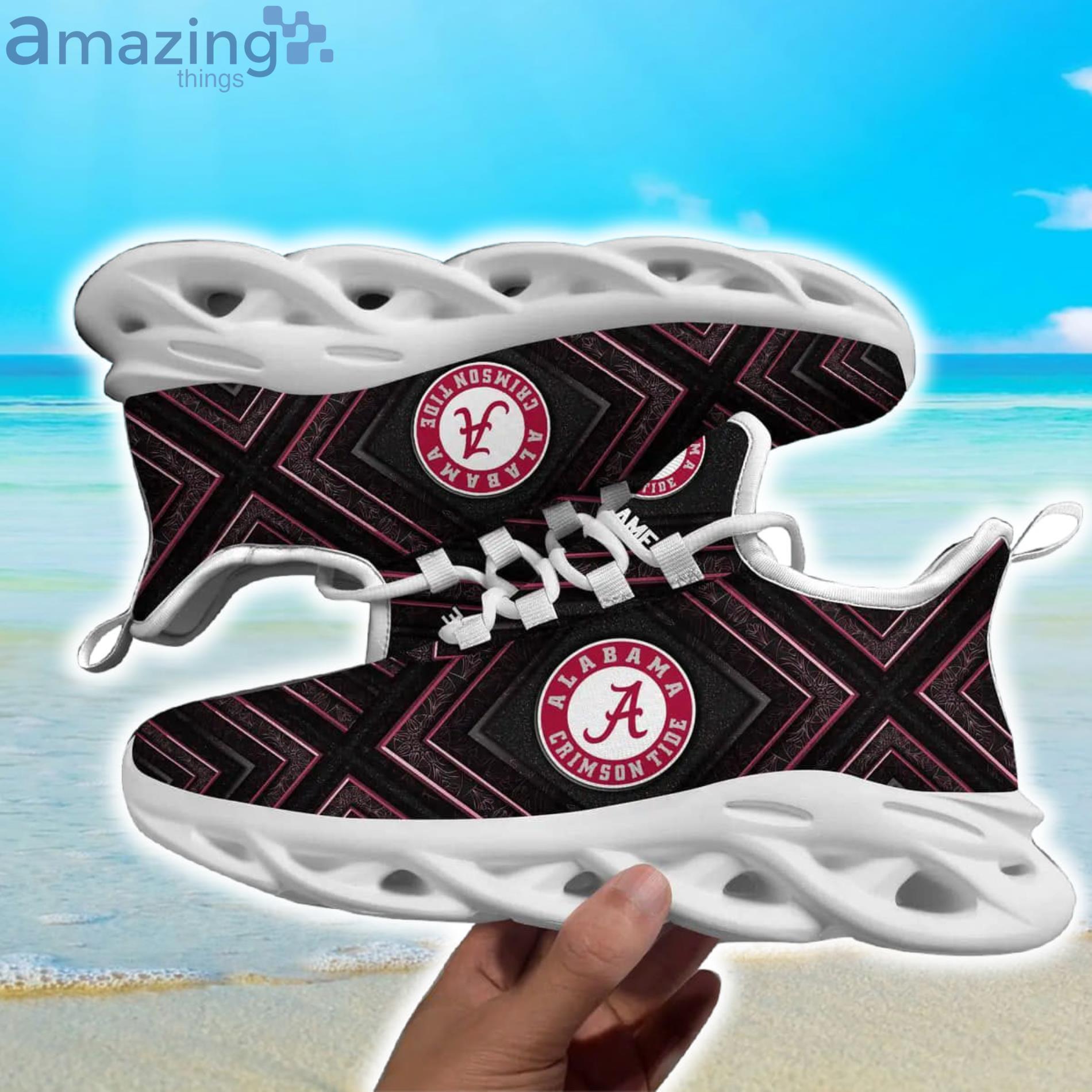 NCAA Alabama Crimson Tide Black Max Soul Shoes Gift For Fans Sport Product Photo 1