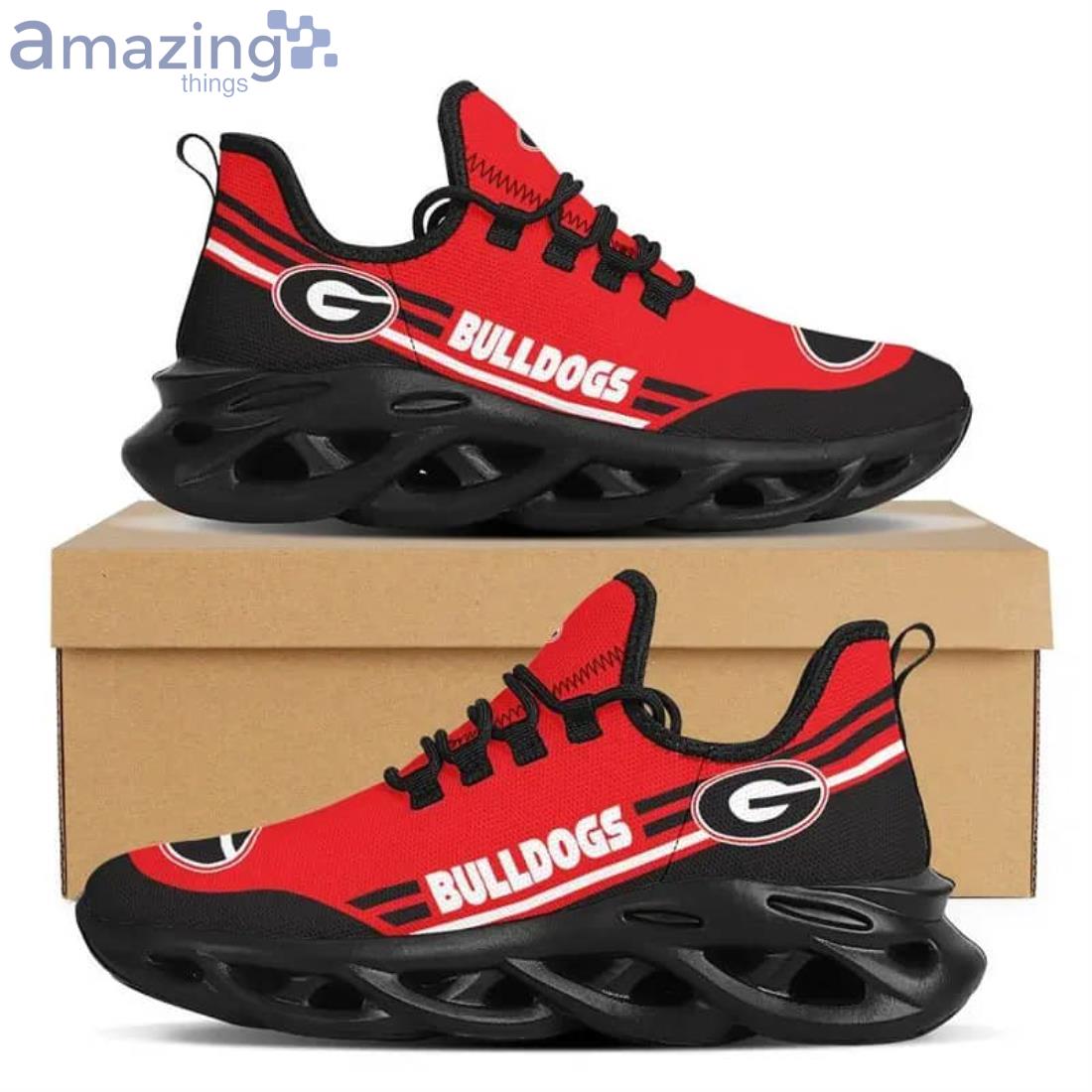 NCAA Georgia Bulldogs Red Max Soul Shoes Gift For Fans Sport Product Photo 1