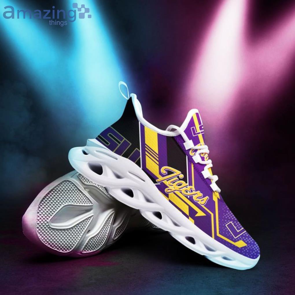 NCAA LSU Tigers Purple Max Soul Shoes Gift For Fans Sport image NCAA LSU Tigers Purple Max Soul Shoes Gift For Fans Sport Product Photo 3