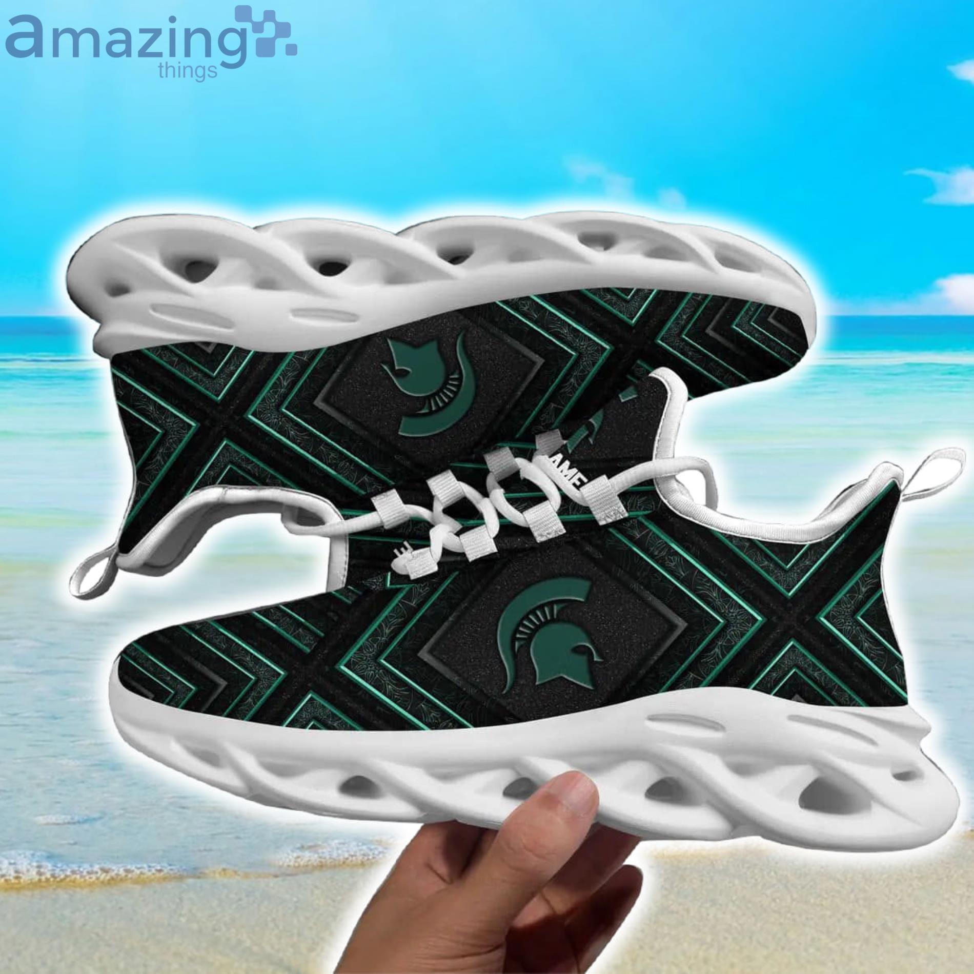 NCAA Michigan State Spartans Custom Name Limited Edition Max Soul Shoes Gift For Fans Sport Product Photo 1