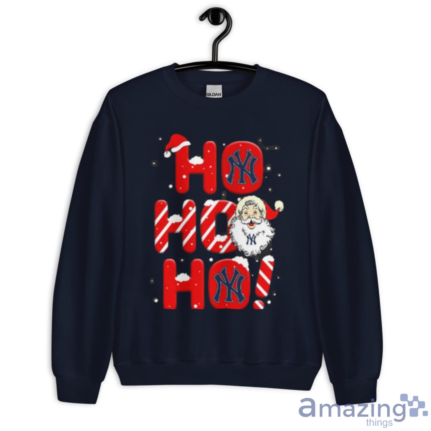 New York Yankees MLB Baseball Ho Ho Ho Santa Claus Merry Christmas Shirt