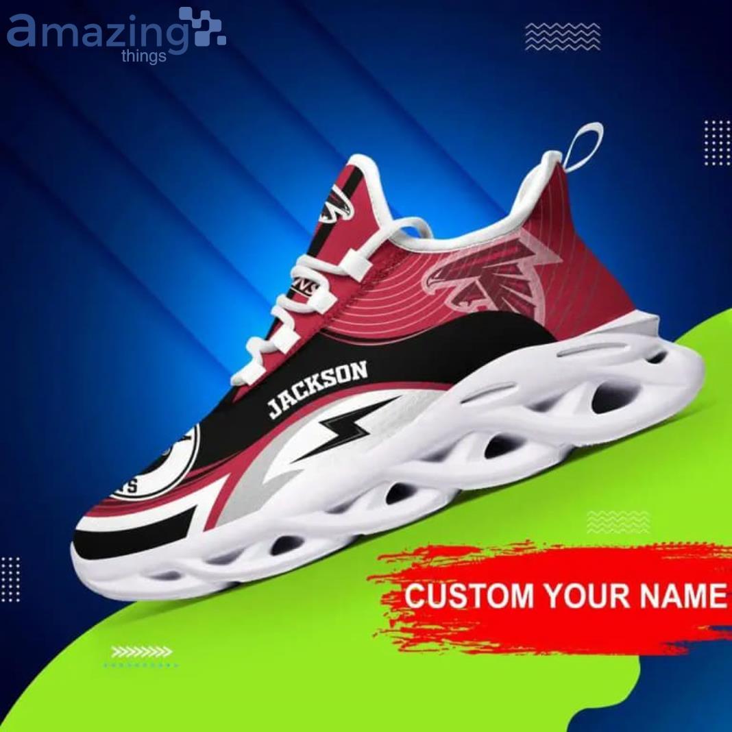 NFL Atlanta Falcons Custom Name Max Soul Shoes Gift For Fans Sport image NFL Atlanta Falcons Custom Name Max Soul Shoes Gift For Fans Sport Product Photo 2