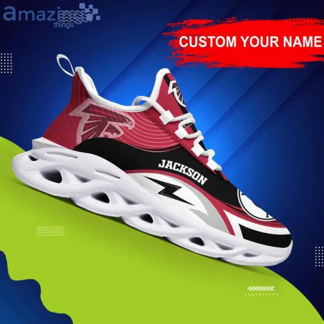 NFL Atlanta Falcons Custom Name Max Soul Shoes Gift For Fans Sport image NFL Atlanta Falcons Custom Name Max Soul Shoes Gift For Fans Sport Product Photo 3