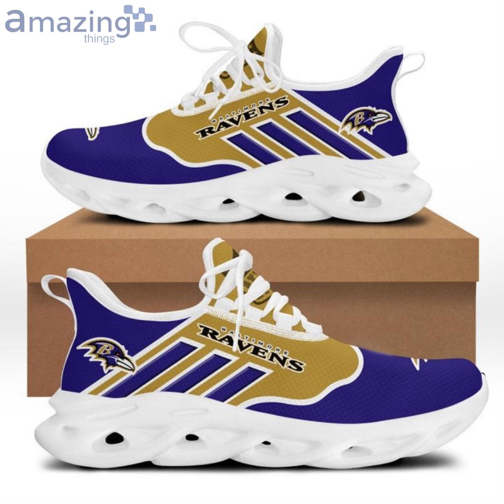 NFL Baltimore Ravens Purple Symbol Soul Shoes Gift For Fans Sport Product Photo 1