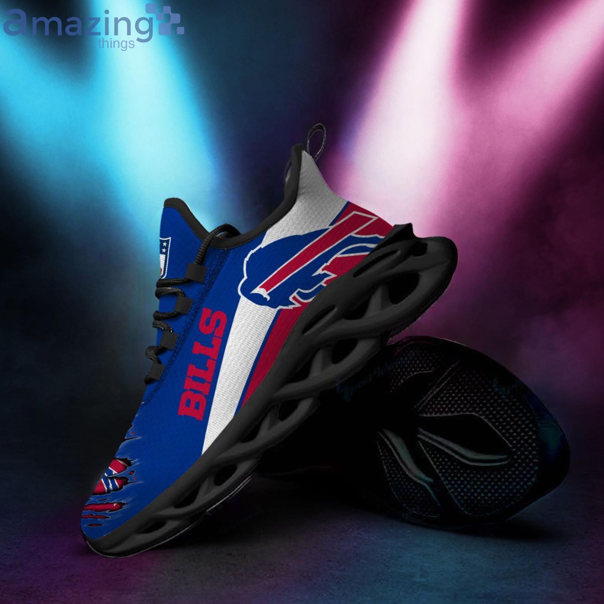 Buffalo Bills NFL Red Blue Color Max Soul Shoes