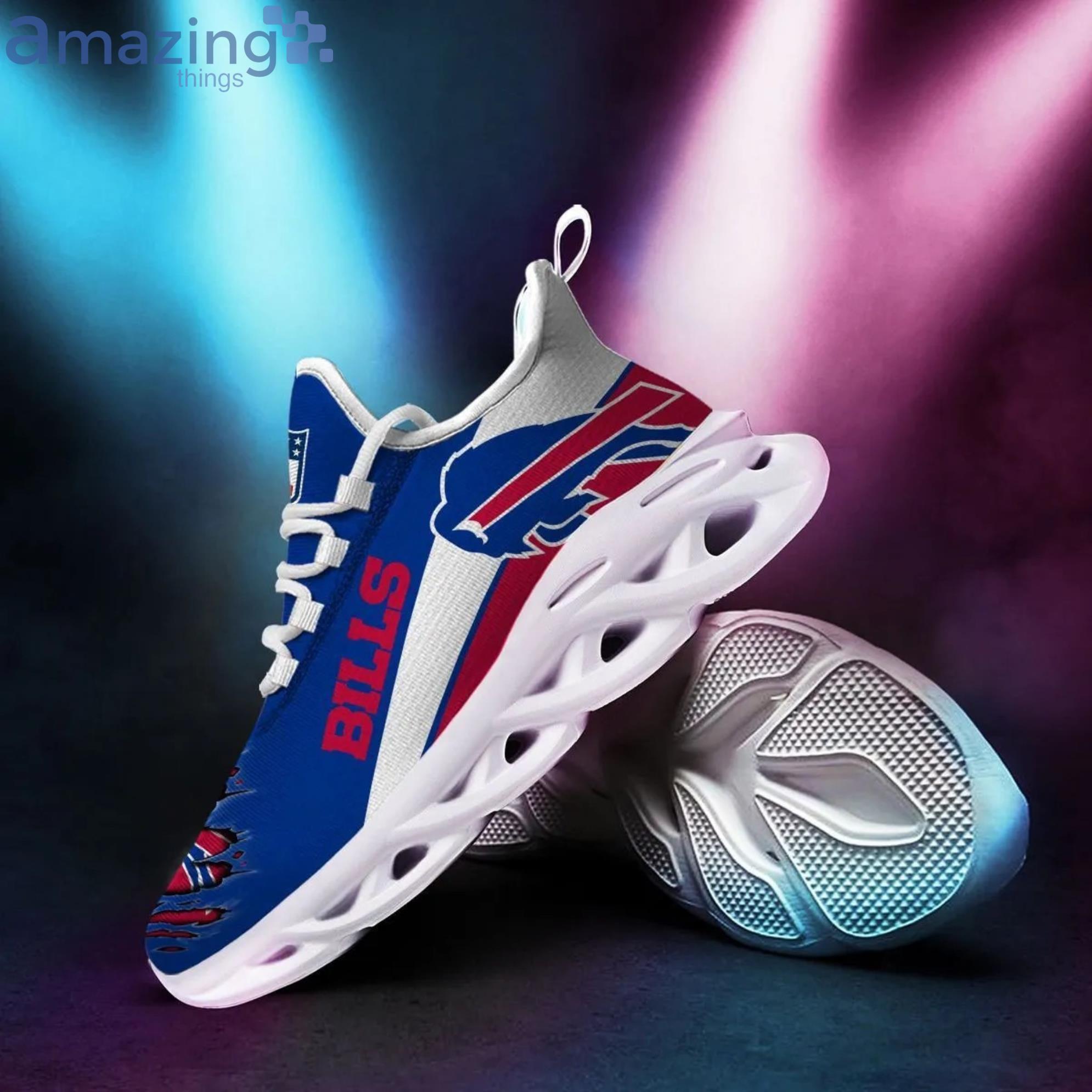 Buffalo Bills NFL Red Blue Color Max Soul Shoes