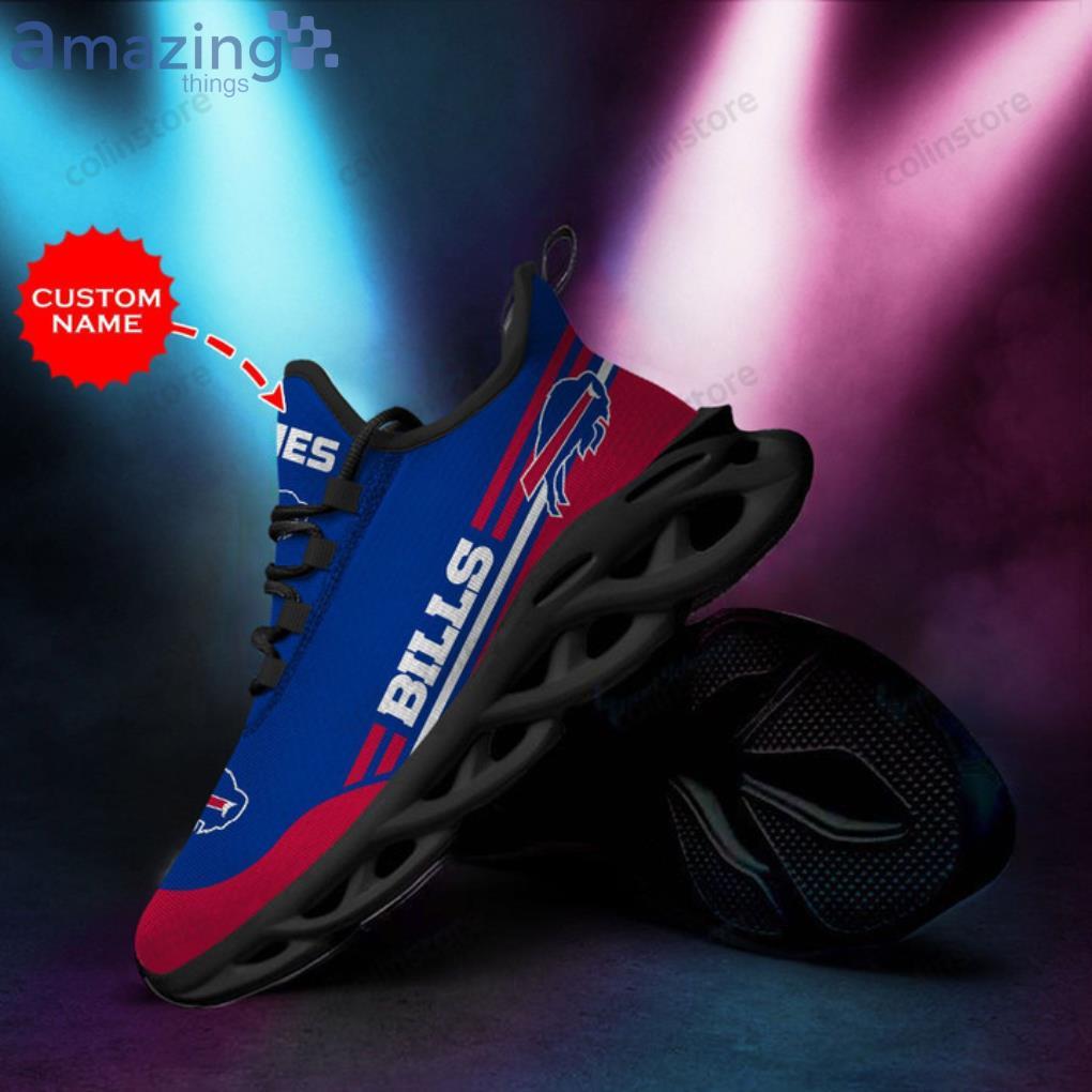 Buffalo Bills Chunky Shoes NFL Football Team Custom Name Max Soul