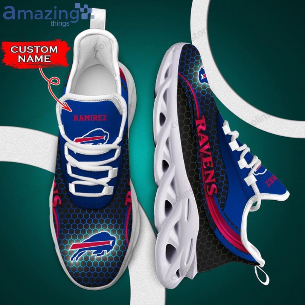 Buffalo Bills NFL Max Soul Shoes Custom Name Sneakers For Fans